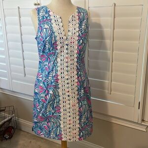 Lilly Pulitzer 👗NWT Sleeveless Dress Coastal Design M (10)